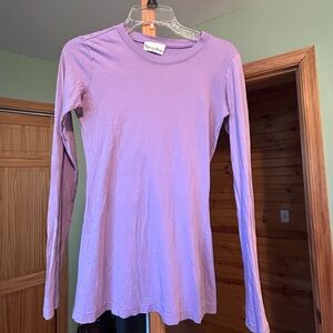 Rebecca Beeson long sleeve purple T-shirt - Medium